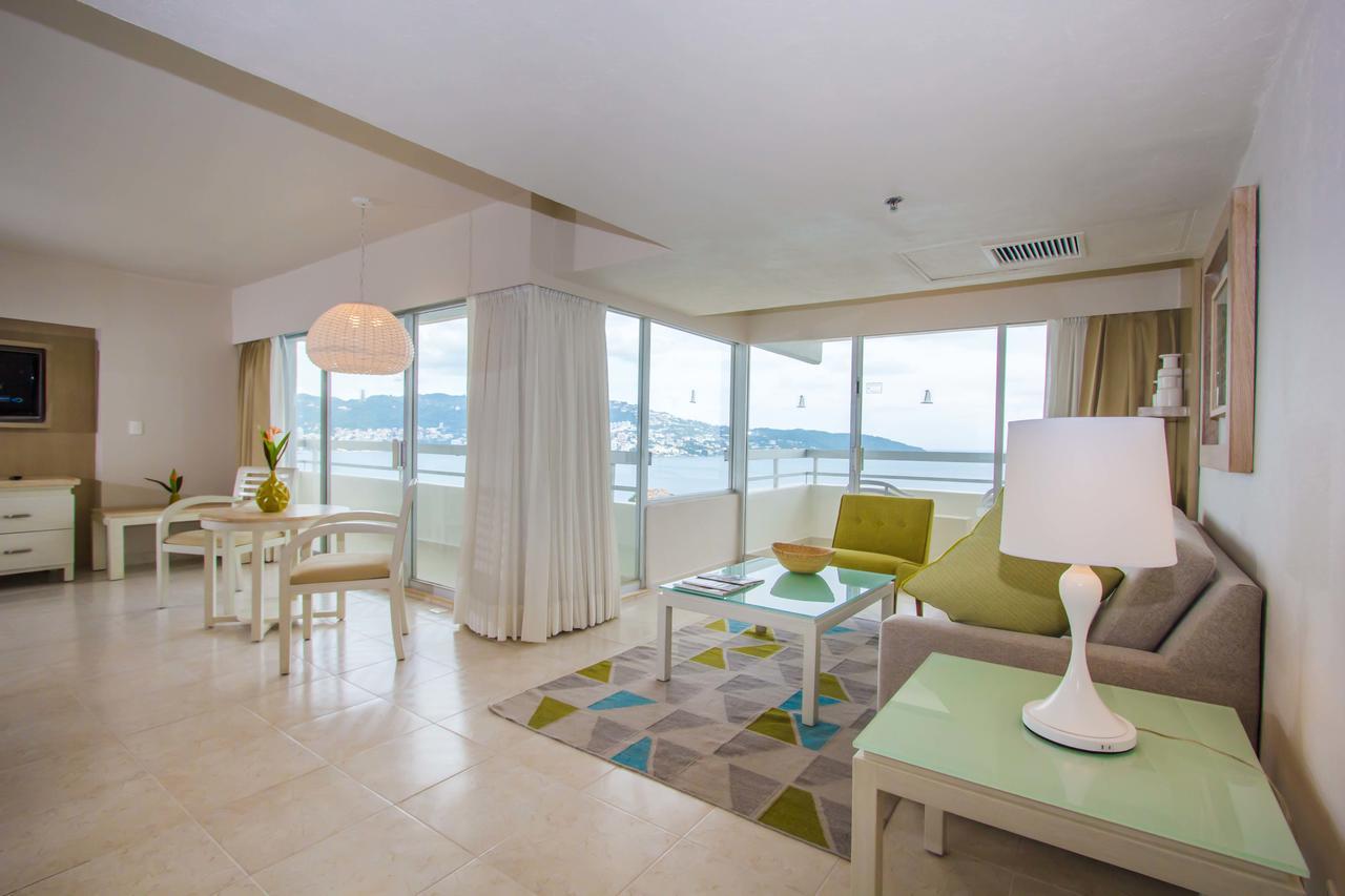 เอชเอส ฮอตซอน สมาร์ต อะกาปุลโก Hotel อากาปุลโก ภายนอก รูปภาพ A living room at the resort