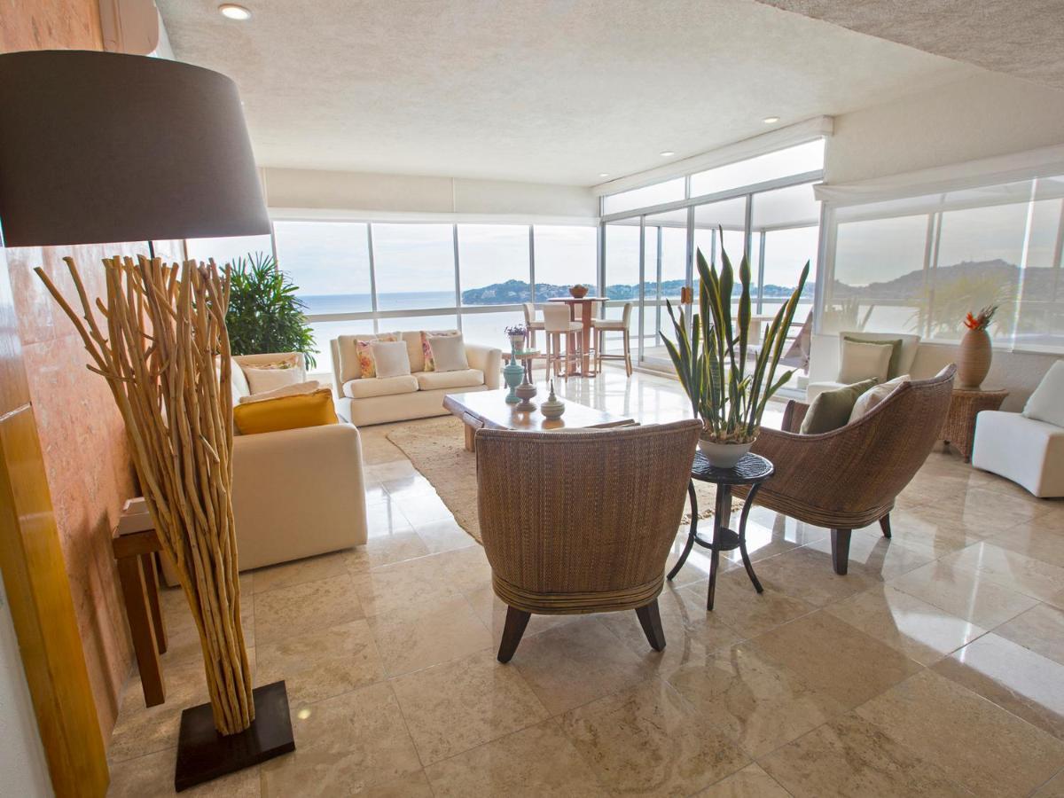เอชเอส ฮอตซอน สมาร์ต อะกาปุลโก Hotel อากาปุลโก ภายนอก รูปภาพ A living room in a condominium